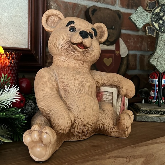 Rare Vintage 1989 Homco Large Heavy Bear and ABC Block
Statue Collector - Picture 8 of 10